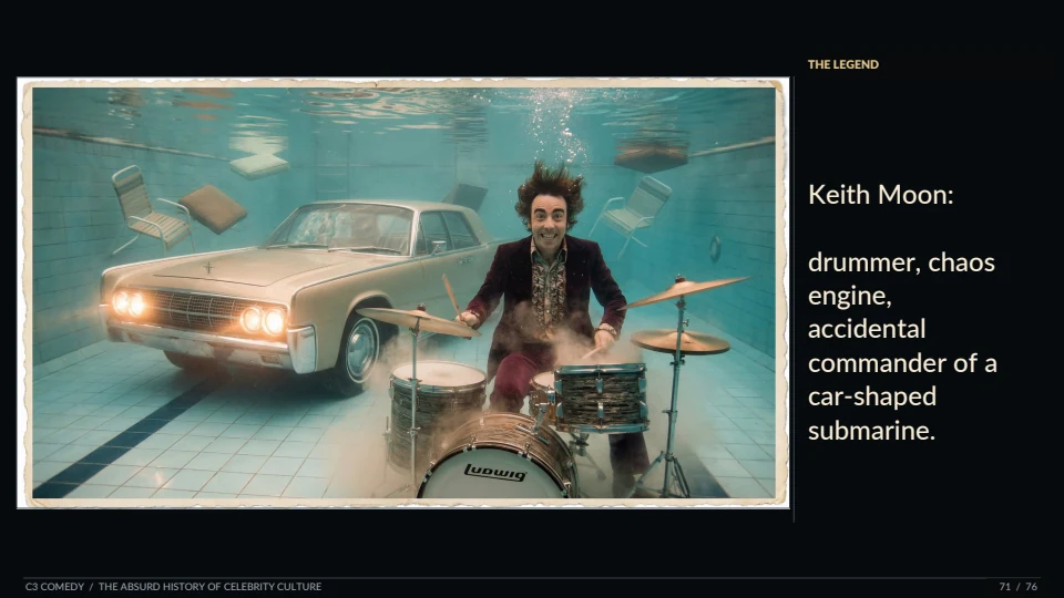 Page 71 of the eBook: Keith Moon, drummer and chaos engine